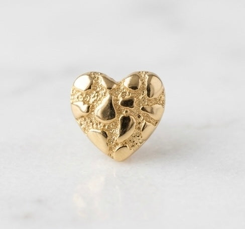 HEART STUD EARRINGS💛