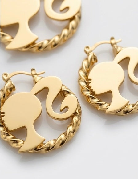 BARBIE HOOPS💞