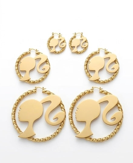 BARBIE HOOPS💞